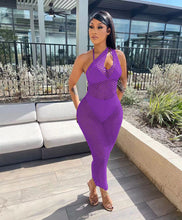 Load image into Gallery viewer, Sexy perspective mesh beach dress AY2063