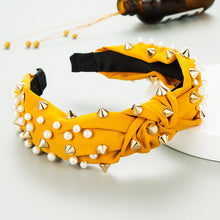 Load image into Gallery viewer, Hot sale inlaid pearl bow headband(