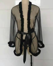 Load image into Gallery viewer, Sexy plush lace cropped nightgown(AY1679)