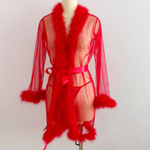 Load image into Gallery viewer, Sexy plush lace cropped nightgown(AY1679)