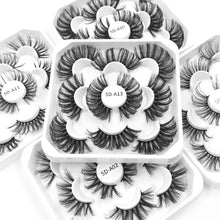 Load image into Gallery viewer, Five pairs set with extended false eyelashes