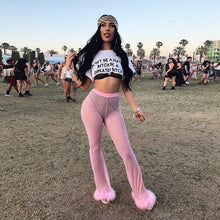 Load image into Gallery viewer, Plush stitching solid color chiffon four-piece suit(AY1653)