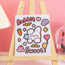 Load image into Gallery viewer, Hot sale cartoon cute bear and bunny sticker