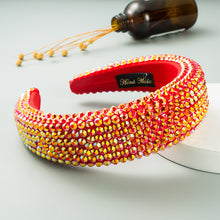 Load image into Gallery viewer, Hot selling flash diamond broad brim headband