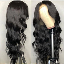 Load image into Gallery viewer, Human Hair 180% Density Lace Front Wigs Body Wave 13x4 Natural Color Wigs(AH5050)