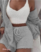 Load image into Gallery viewer, Plush three-piece soft casual wear