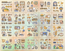 Load image into Gallery viewer, oil rabbit diary cute waterproof sticker(AE4034)