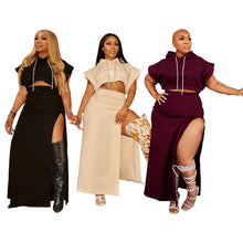 Load image into Gallery viewer, Solid color sweater casual suit(AY1550)