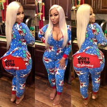 Load image into Gallery viewer, Hot Christmas fun print jumpsuit AY1337