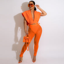 Load image into Gallery viewer, Zipper hooded mesh with underwear set AY1989