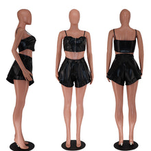 Load image into Gallery viewer, PU leather fashion suit AY2045