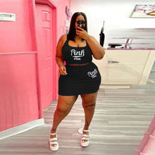 Load image into Gallery viewer, PINK printed casual skirt suit