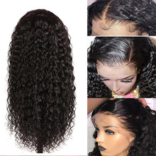Load image into Gallery viewer, Human hair water wave lace frontal wigs 13*4 wigs(AH5032)