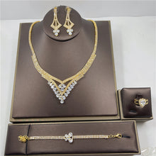 Load image into Gallery viewer, Luxury Necklace and Earrings Four Piece Set(AE4080)