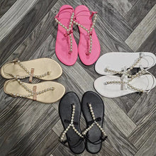 Load image into Gallery viewer, Fashion pearl sandals slippers(HPSD185)