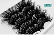 Load image into Gallery viewer, 5 pairs of 25mm Imitation mink eyelashes