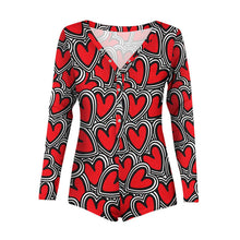 Load image into Gallery viewer, Fashion printed slim bodysuit(AY1645)