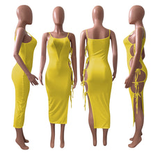 Load image into Gallery viewer, Sexy mesh lace-up panelled dress(AY1885)