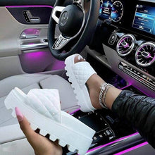 Load image into Gallery viewer, Diamond thick-soled women's slippers HPSD033