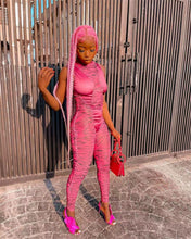 Load image into Gallery viewer, Sexy Striped Panel Sleeveless Jumpsuit(AY1750)