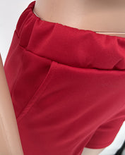 Load image into Gallery viewer, Fashion letter stitching shorts baseball uniform two piece set(AY1782)