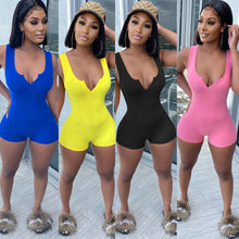 Load image into Gallery viewer, Sexy V-neck tank top jumpsuit AY1101