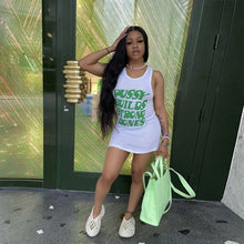 Load image into Gallery viewer, Sexy letter buttock dress women AY1995