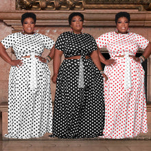 Load image into Gallery viewer, Fashion polka dot casual suit AY1142