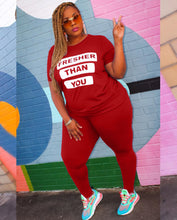 Load image into Gallery viewer, Fashion letter printing casual suit(AY1393)