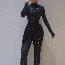 Load image into Gallery viewer, Sexy Hollow Skinny Pants Set(AY1601)