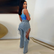 Load image into Gallery viewer, Fashionable and sexy distressed jeans AY2874
