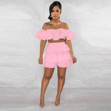 Load image into Gallery viewer, Sexy ruffle two-piece set AY2933
