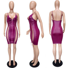 Load image into Gallery viewer, Fashion sexy suspender slim fitting dress AY2771
