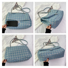 Load image into Gallery viewer, Fashion denim sequin chain shoulder bag AB2140
