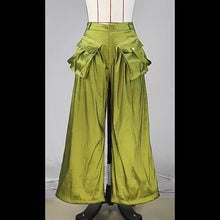 Load image into Gallery viewer, Detachable three-dimensional pocket wide leg pants AY3317
