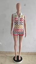 Load image into Gallery viewer, Fashionable knitted ripple jumpsuit AY3496
