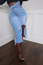 Load image into Gallery viewer, Hot selling personalized denim skirt AY2782

