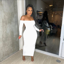 Load image into Gallery viewer, Sexy backless long sleeved dress AY3147
