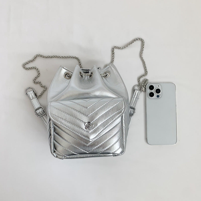 Fashion diamond checkered backpack AB2138