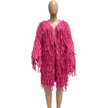 Load image into Gallery viewer, Fashion tassel cardigan coat AY3169
