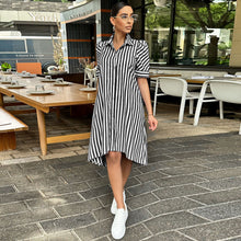 Load image into Gallery viewer, Fashion casual striped shirt and dress AY2801
