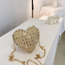 Load image into Gallery viewer, Fashion rhinestone love crossbody bag AB2124
