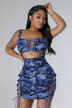 Load image into Gallery viewer, Printed open navel dress AY2976

