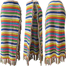 Load image into Gallery viewer, sexy tassel tie casual beach skirt AY2901
