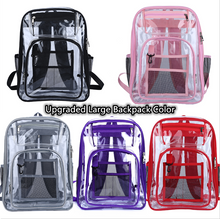 Load image into Gallery viewer, Transparent backpack PVC backpack AB2125
