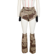 Load image into Gallery viewer, Camouflage hot pants set AY3057
