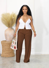 Load image into Gallery viewer, Casual linen cotton breathable straight leg pants AY3010
