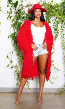 Load image into Gallery viewer, Fashion tassel cardigan coat AY3169
