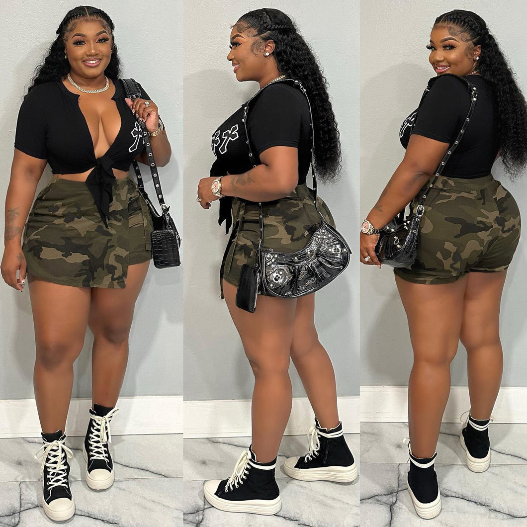 Sexy and fashionable Plus size shorts AY2792