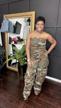 Load image into Gallery viewer, Fashion camouflage pocket casual jumpsuit AY3062
